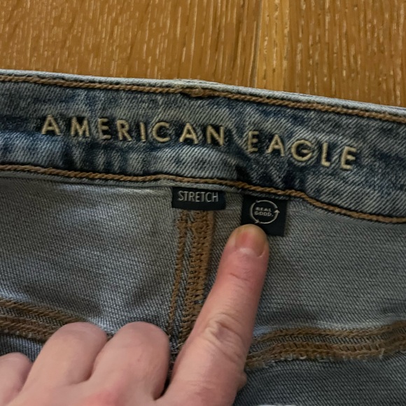 American Eagle Outfitters Stretch Denim Mom Jeans EUC - Picture 3 of 6